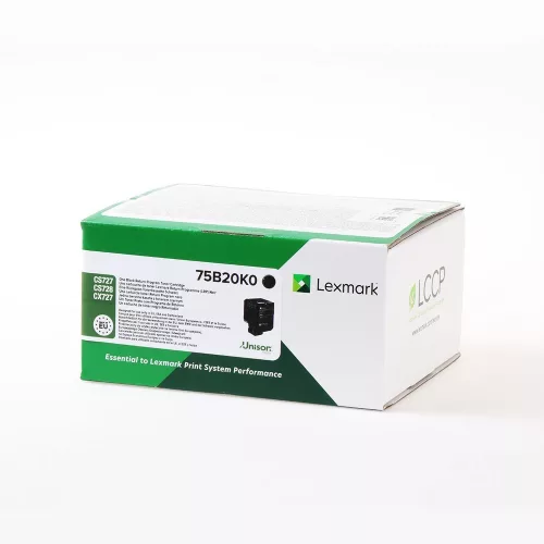 Lexmark CS/CX727/CS728 Return Toner Black 13K Eredeti 75B20K0
