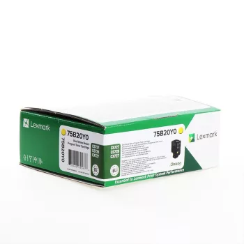   Lexmark CS/CX727/CS728 Return Toner Yellow 10K Eredeti 75B20Y0