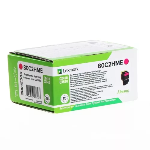 Lexmark CX410/510 High Corporate Magenta Eredeti Toner 3K  80C2HME