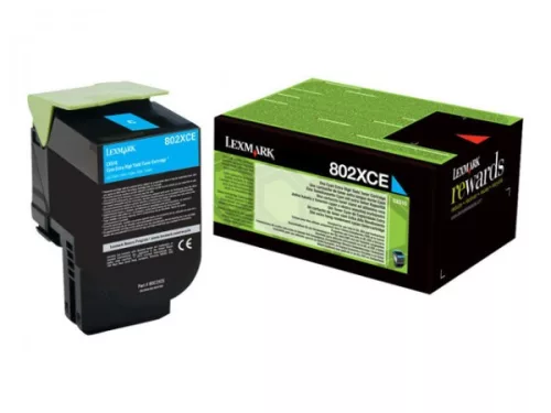 Lexmark CX510 Extra High Corporate Cyan Eredeti Toner 4k  80C2XCE
