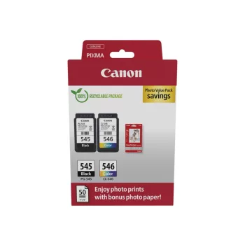   Canon PG-545 + CL-546  + 50 lap  10x15 fényes fotópapír Eredeti Multipack