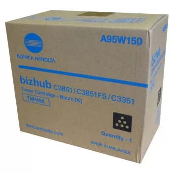 Konica-Minolta TNP49K Black Eredeti Toner
