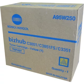 Konica-Minolta TNP49Y Yellow Eredeti Toner