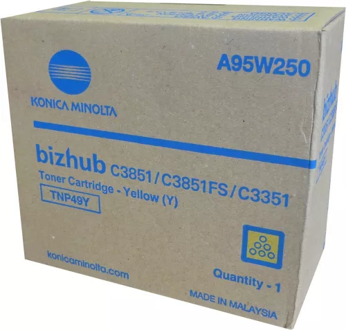 Konica-Minolta TNP49Y Yellow Eredeti Toner