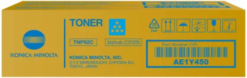 Konica-Minolta TNP92C Cyan Eredeti Toner