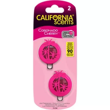   Autóillatosító, mini diffúzer, 2*3 ml, CALIFORNIA SCENTS "Coronado Cherry"