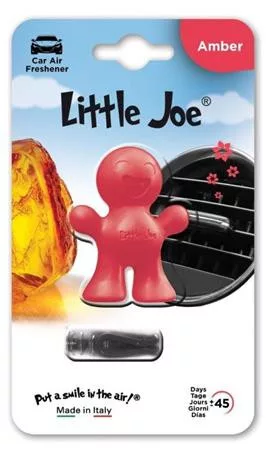Autóillatosító, szellőzőrácsra, LITTLE JOE "Amber", piros