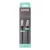 Töltőkábel, USB-C - USB-C, 27W, 1 m, AVAX "CB316 Glowy", fehér