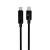 Töltőkábel, USB-C - USB-C, 60W, 1 m, AVAX "CB654 Pulsey", szürke