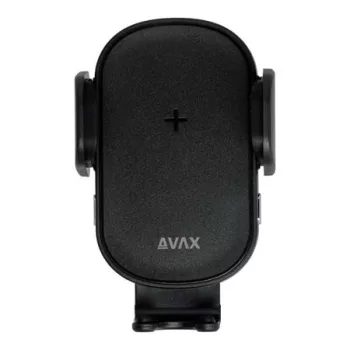   Autós töltő, vezeték nélküli, szellőzőrácsra, AVAX "WH600 Freely+", fekete