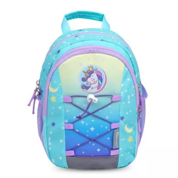   Hátizsák, cipzáras, BELMIL "Mini Kiddy Cute Unicorn", unikornis