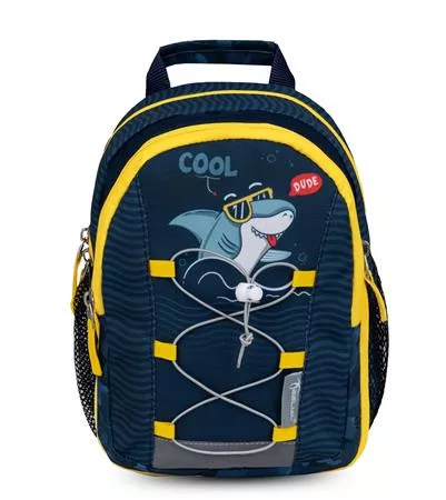 Hátizsák, cipzáras, BELMIL "Mini Kiddy Cool Dude", cápa