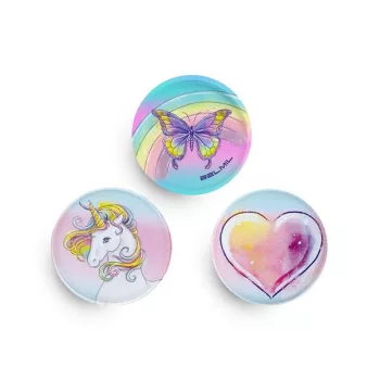   Matrica, tépőzáras, Classy Plus táskához, BELMIL "Rainbow Love", szivárvány