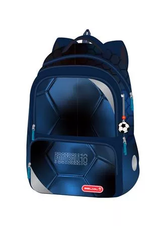 Iskolatáska, cipzáras, BELMIL "Maxi Packspecial T-Football Light", foci