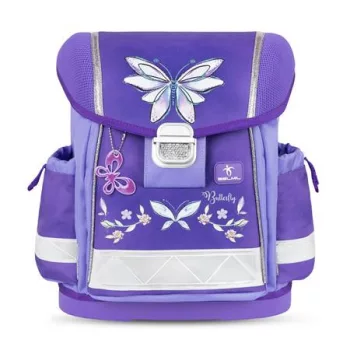   Iskolatáska, fémcsat, BELMIL "Classy Starlight Wings", csillagfény szárnyak