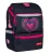 Iskolatáska, cipzáras, BELMIL "Zippy Pinky", pink szív