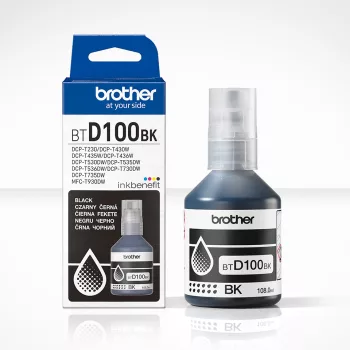 Brother BTD100BK Eredeti Tintatartály Black