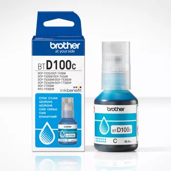 Brother BTD100C Eredeti Tintatartály Cyan