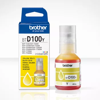 Brother BTD100Y Eredeti Tintatartály Yellow