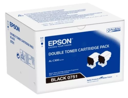 Epson C300 Eredeti Toner Dupla Black 2 x