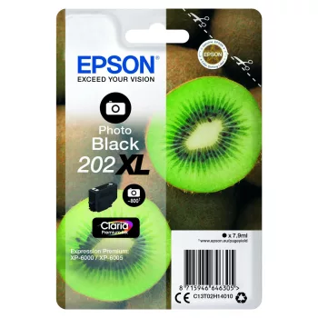 Epson T02H1 Photo Black Eredeti Tintapatron No.202XL