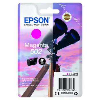 Epson T02V3 Magenta Eredeti Tintapatron No.502