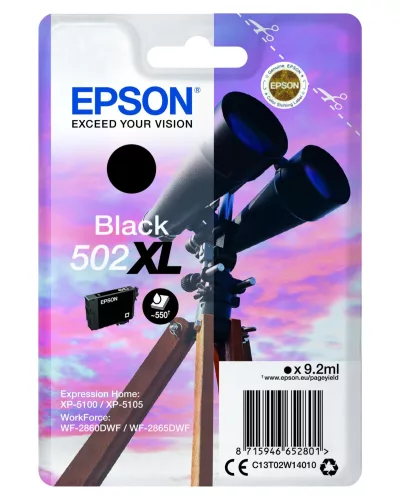 Epson T02W1 Black Eredeti Tintapatron No.502XL