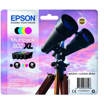 Epson T02W6 Eredeti Tintapatron Eredeti Multipack No.502XL
