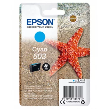 Epson T03U2 No.603 Cyan Eredeti Tintapatron