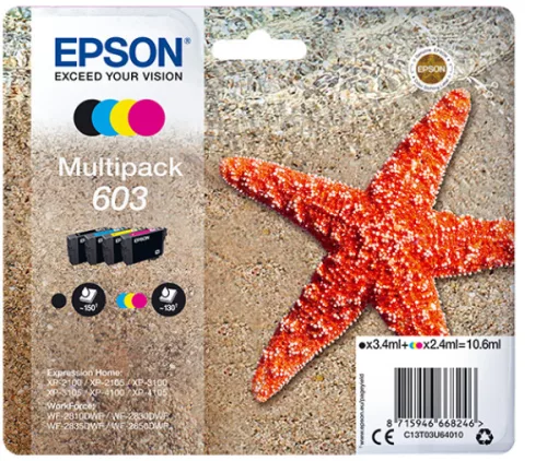 Epson T03U6 Eredeti Tintapatron Multipack No.603