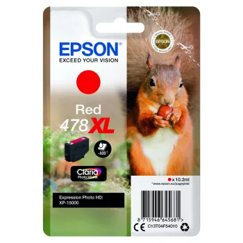 Epson T04F5 Eredeti Tintapatron Red No.478XL