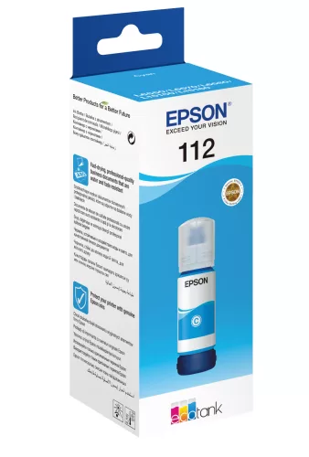 Epson T06C2 Cyan Eredeti Tinta No.112