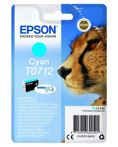Epson T0712 Cyan Eredeti Tintapatron