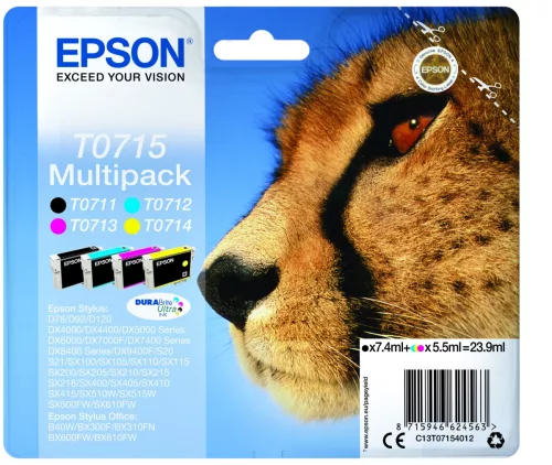 Epson T0715 Eredeti Tintapatron Eredeti Multipack