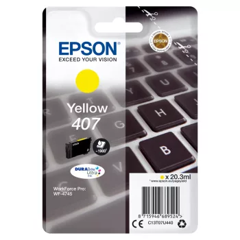 Epson T07U4 Yellow Eredeti Tintapatron No.407