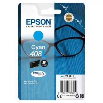 Epson T09K2 Cyan Eredeti Tintapatron No.408L
