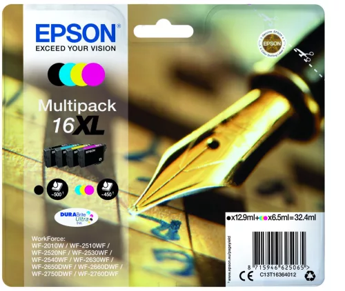 Epson T1636 Eredeti Tintapatron Eredeti Multipack No.16XL