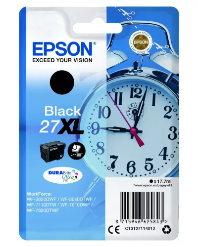 Epson T2711 Black Eredeti Tintapatron No.27XL