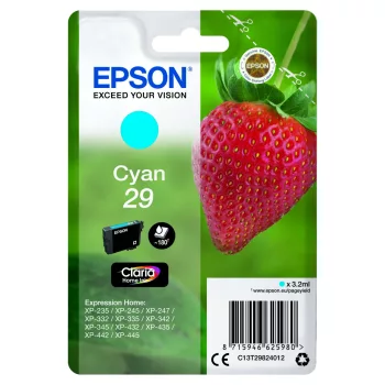 Epson T2982 Cyan Eredeti Tintapatron No.29