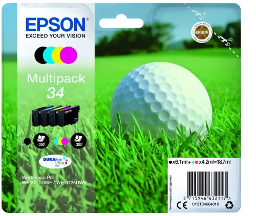 Epson T3466 Eredeti Tintapatron Eredeti Multipack No.34