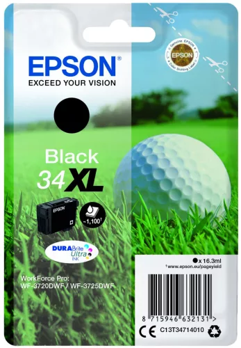 Epson T3471 Black Eredeti Tintapatron No.34XL