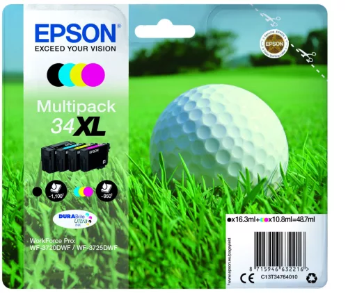 Epson T3476 Eredeti Tintapatron Multipack No.34XL