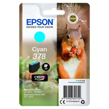 Epson T3782 No.378 Cyan Eredeti Tintapatron