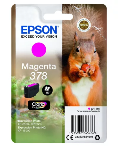 Epson T3783 No.378 Magenta Eredeti Tintapatron