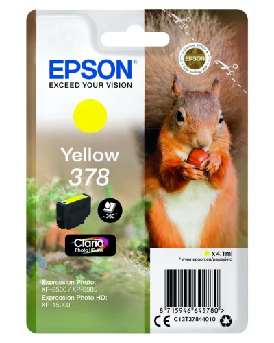 Epson T3784 No.378 Yellow Eredeti Tintapatron