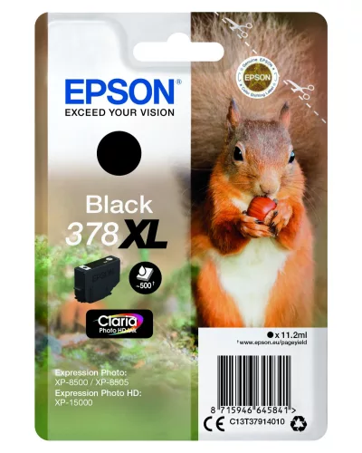 Epson T3791 Black Eredeti Tintapatron No.378XL