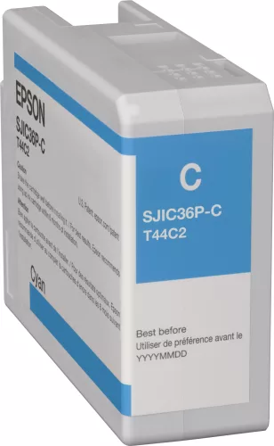 Epson SJIC36P(C) C6500/C6000 Cyan Eredeti Tintapatron