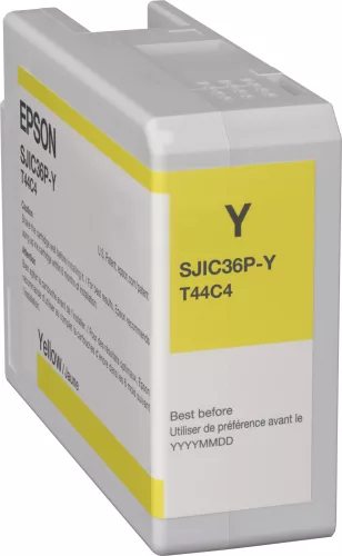 Epson SJIC36P(Y) C6500/C6000 Yellow Eredeti Tintapatron