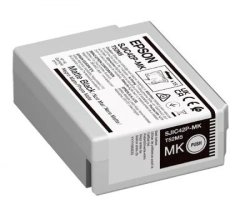 Epson SJIC42P(MK) C4000 Matt Black Eredeti Tintapatron