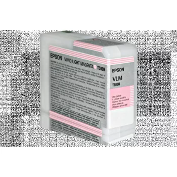 Epson T580B Vivid Light Magenta Eredeti Tintapatron